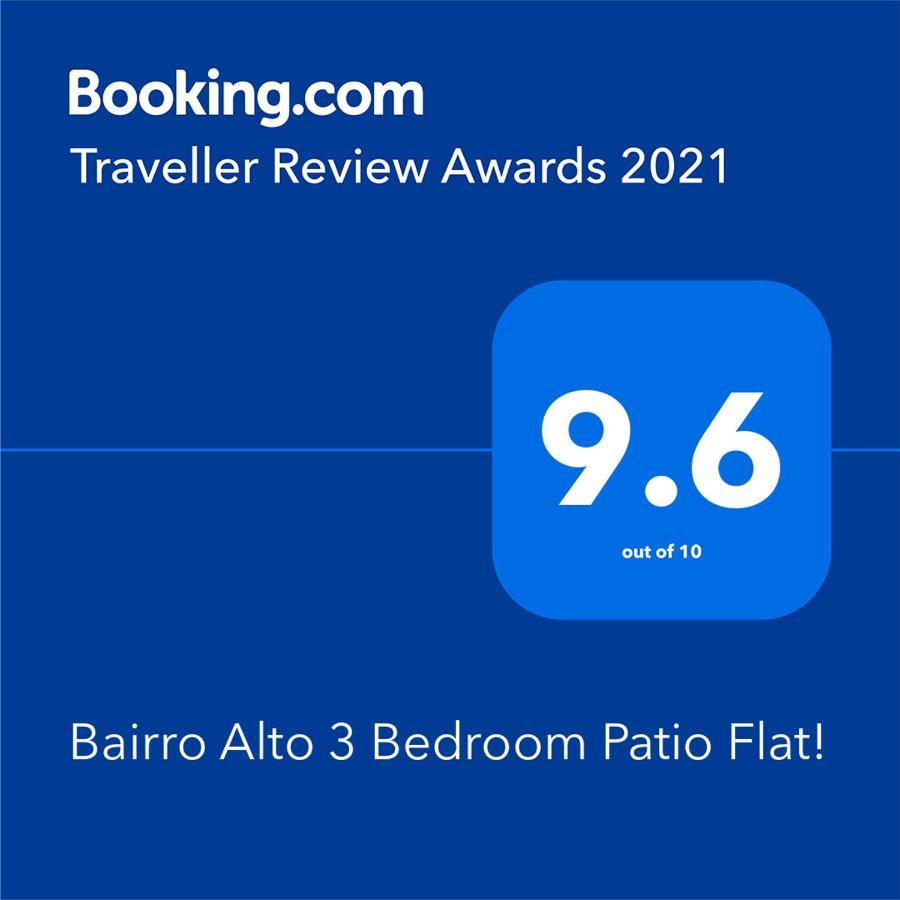 Bairro Alto 3 Bedroom Patio Flat! Lisboa Extérieur photo